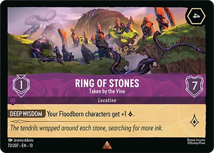 Ring of Stones - Taken by the Vine (73/207) - Attack of the Vine! (13) - Foil