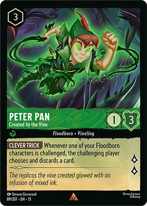 Peter Pan - Created by the Vine (89/207) - Attack of the Vine! (13) - Foil