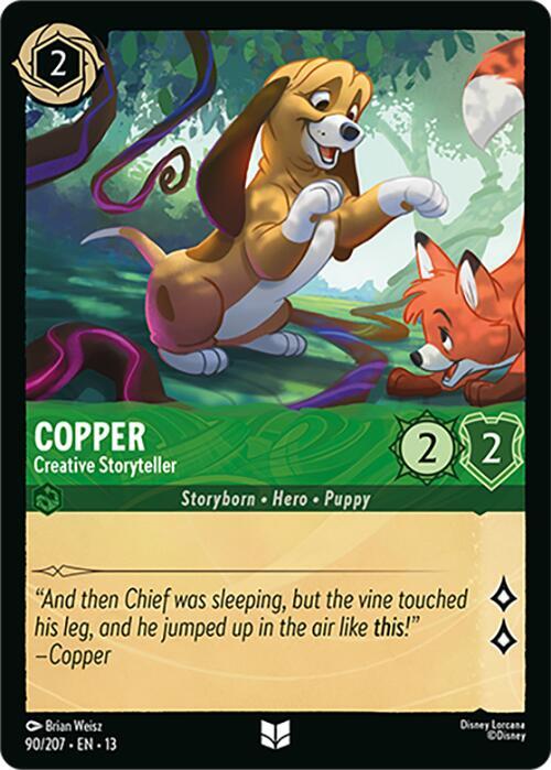 Copper - Creative Storyteller (90/207) - Attack of the Vine! (13)