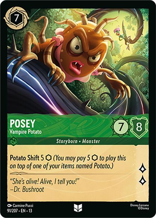 Posey - Vampire Potato (91/207) - Attack of the Vine! (13) - Foil
