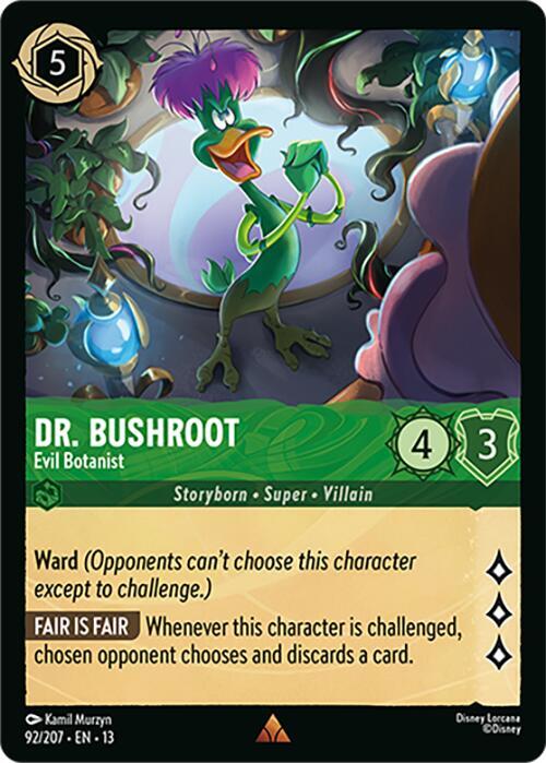 Dr. Bushroot - Evil Botanist (92/207) - Attack of the Vine! (13) - Foil
