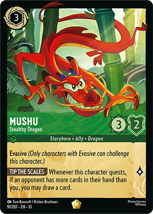 Mushu - Stealthy Dragon (97/207) - Attack of the Vine! (13)