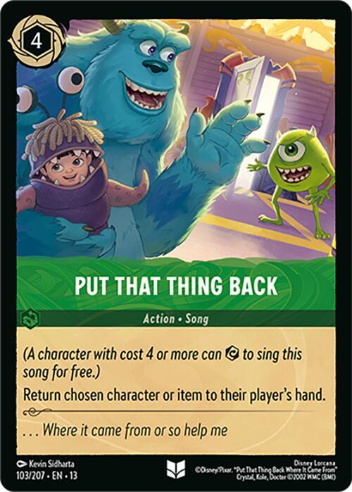 Put That Thing Back (103/207) - Attack of the Vine! (13) - Foil