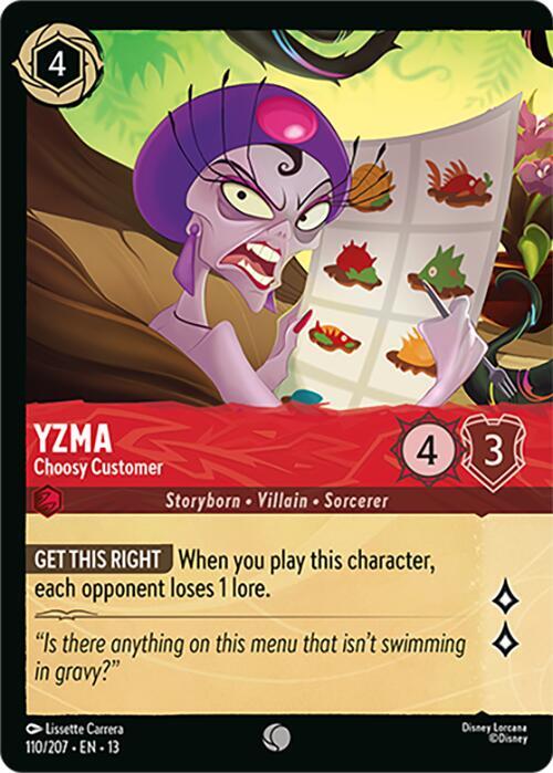 Yzma - Choosy Customer (110/207) - Attack of the Vine! (13) - Foil