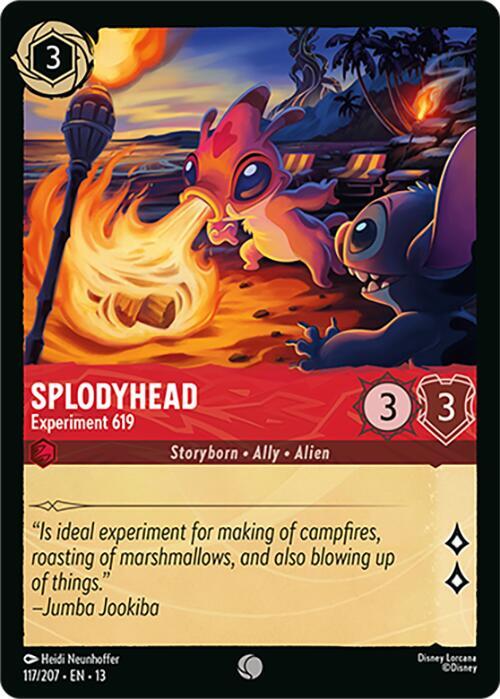 Splodyhead - Experiment 619 (117/207)- Attack of the Vine! (13) - Foil