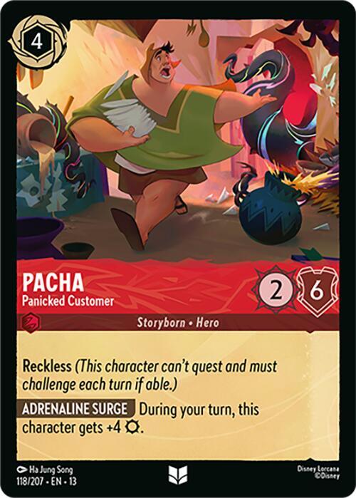 Pacha - Panicked Customer (118/207) - Attack of the Vine! (13) - Foil