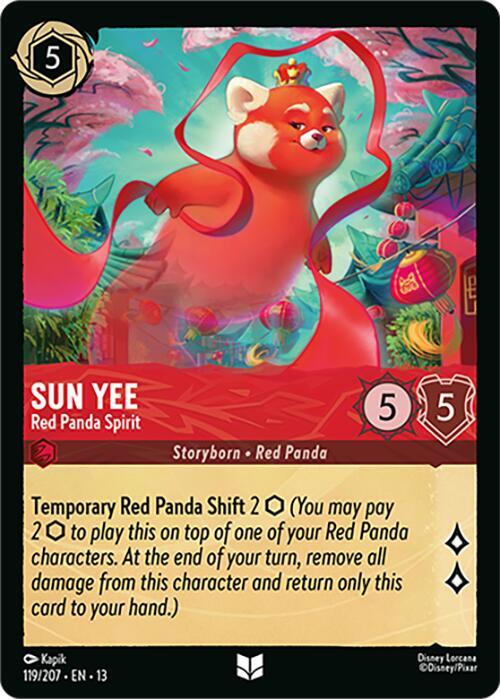 Sun Yee - Red Panda Spirit (119/207) - Attack of the Vine! (13) - Foil