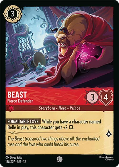 Beast - Fierce Defender (122/207) - Attack of the Vine! (13) - Foil