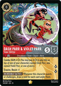 Dash Parr & Violet Parr - Super Siblings (133/207) - Attack of the Vine! (13) - Foil