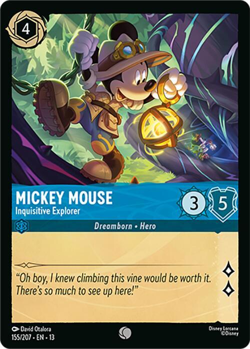 Mickey Mouse - Inquisitive Explorer (155/207) - Attack of the Vine! (13) - Foil