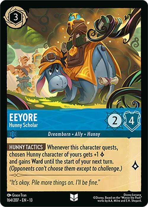 Eeyore - Hunny Scholar (164/207) - Attack of the Vine! (13) - Foil