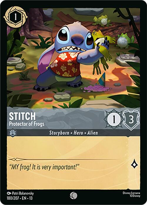 Stitch - Protector of Frogs (180/207) - Attack of the Vine! (13) - Foil