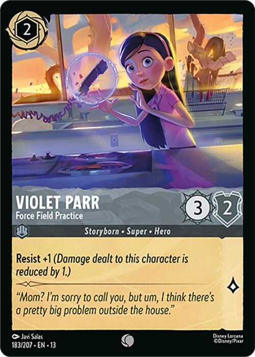 Violet Parr - Force Field Practice (183/207) - Attack of the Vine! (13) - Foil