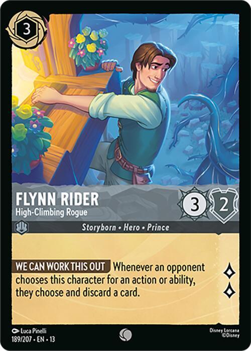 Flynn Rider - High-Climbing Rogue (189/207) - Attack of the Vine! (13) - Foil