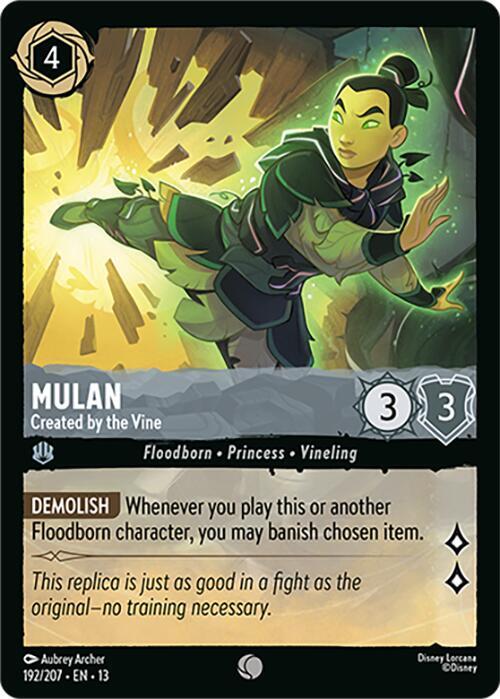 Mulan - Created by the Vine (192/207) - Attack of the Vine! (13) - Foil