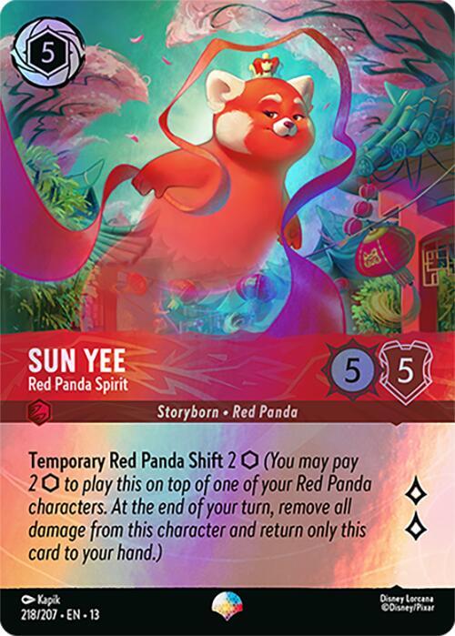 Sun Yee - Red Panda Spirit (218/207) - Attack of the Vine! (13) - Epic