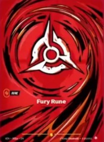 Fury Rune (R01a) - VEN