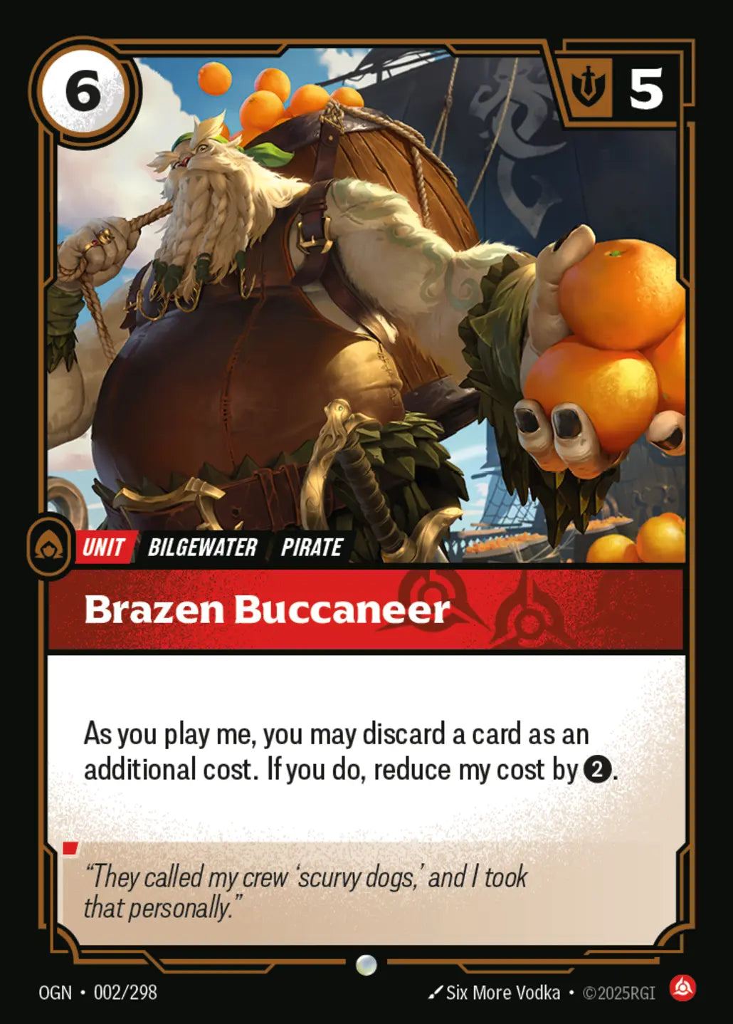 Brazen Buccaneer (002/298) - OGN