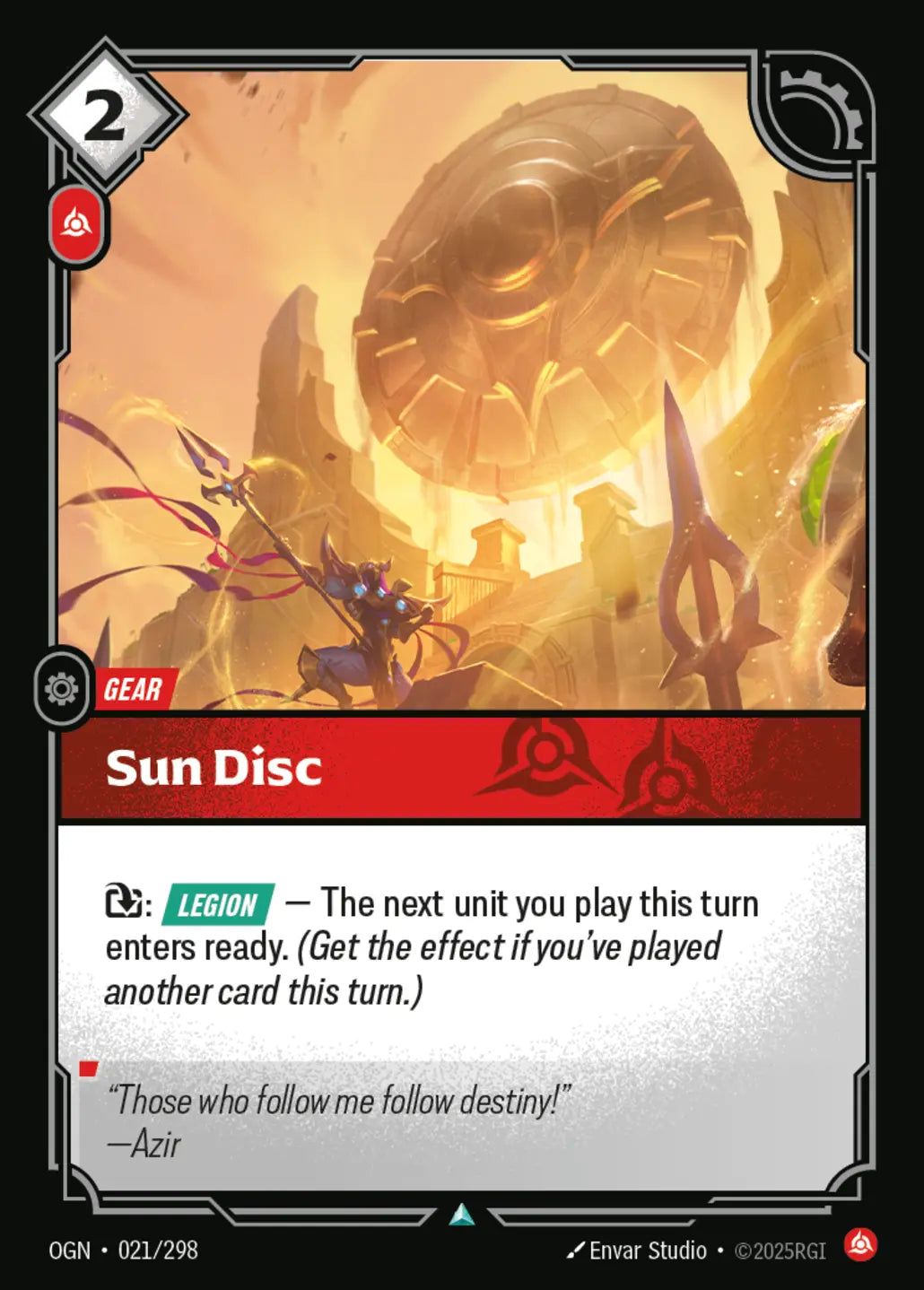 Sun Disc (021/298) - OGN