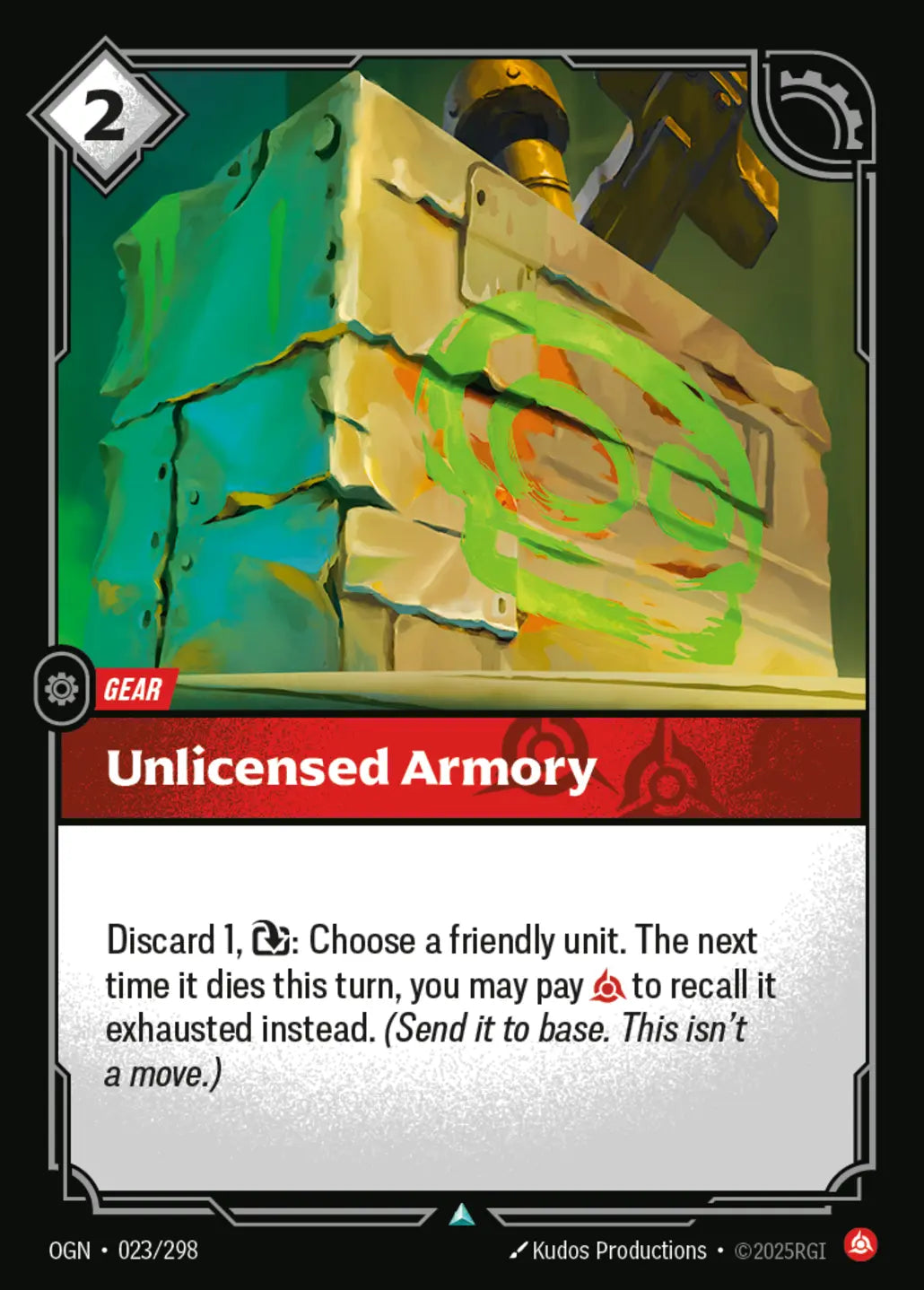 Unlicensed Armory (023/298) - OGN - Foil