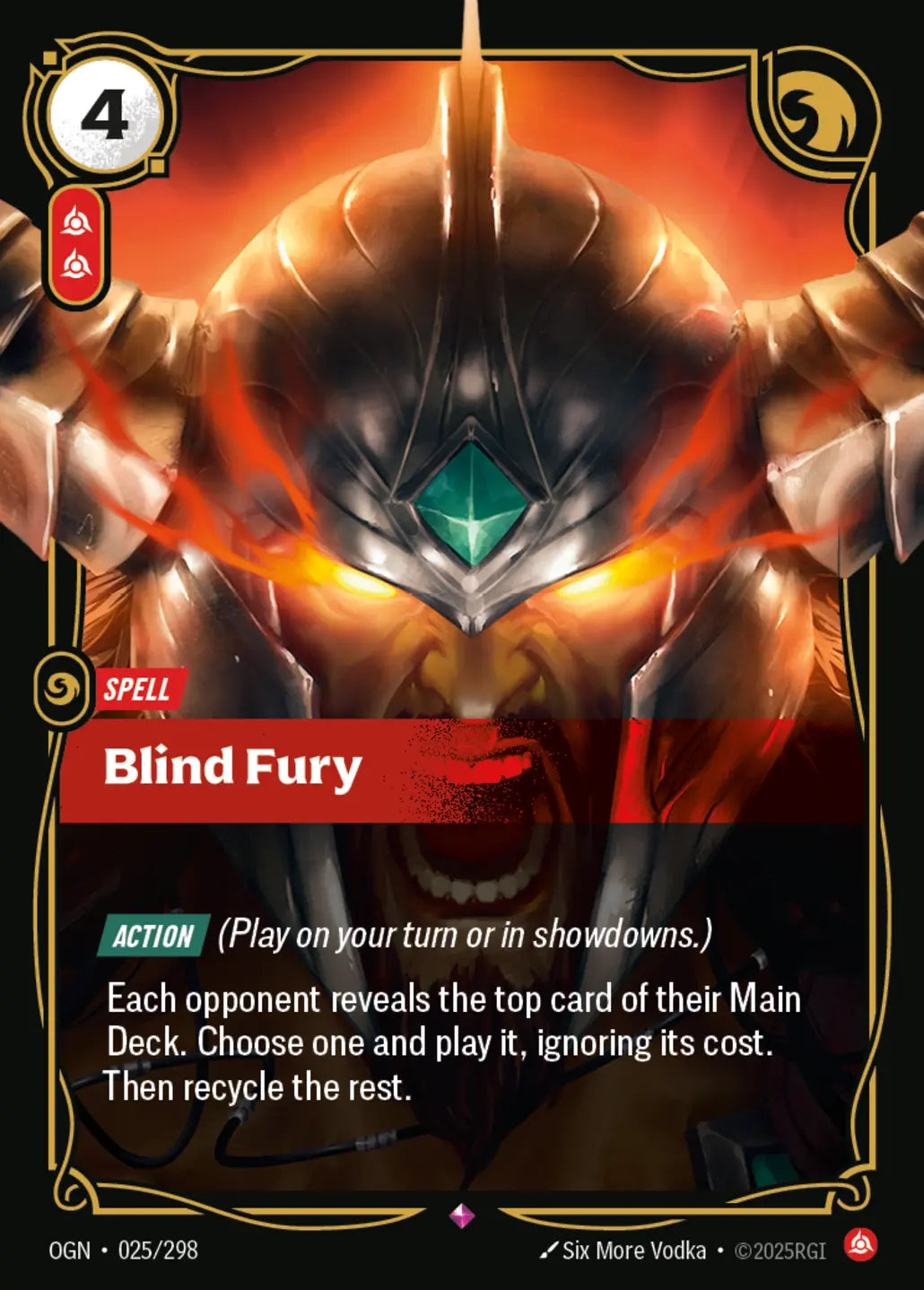 Blind Fury (025/298) - OGN