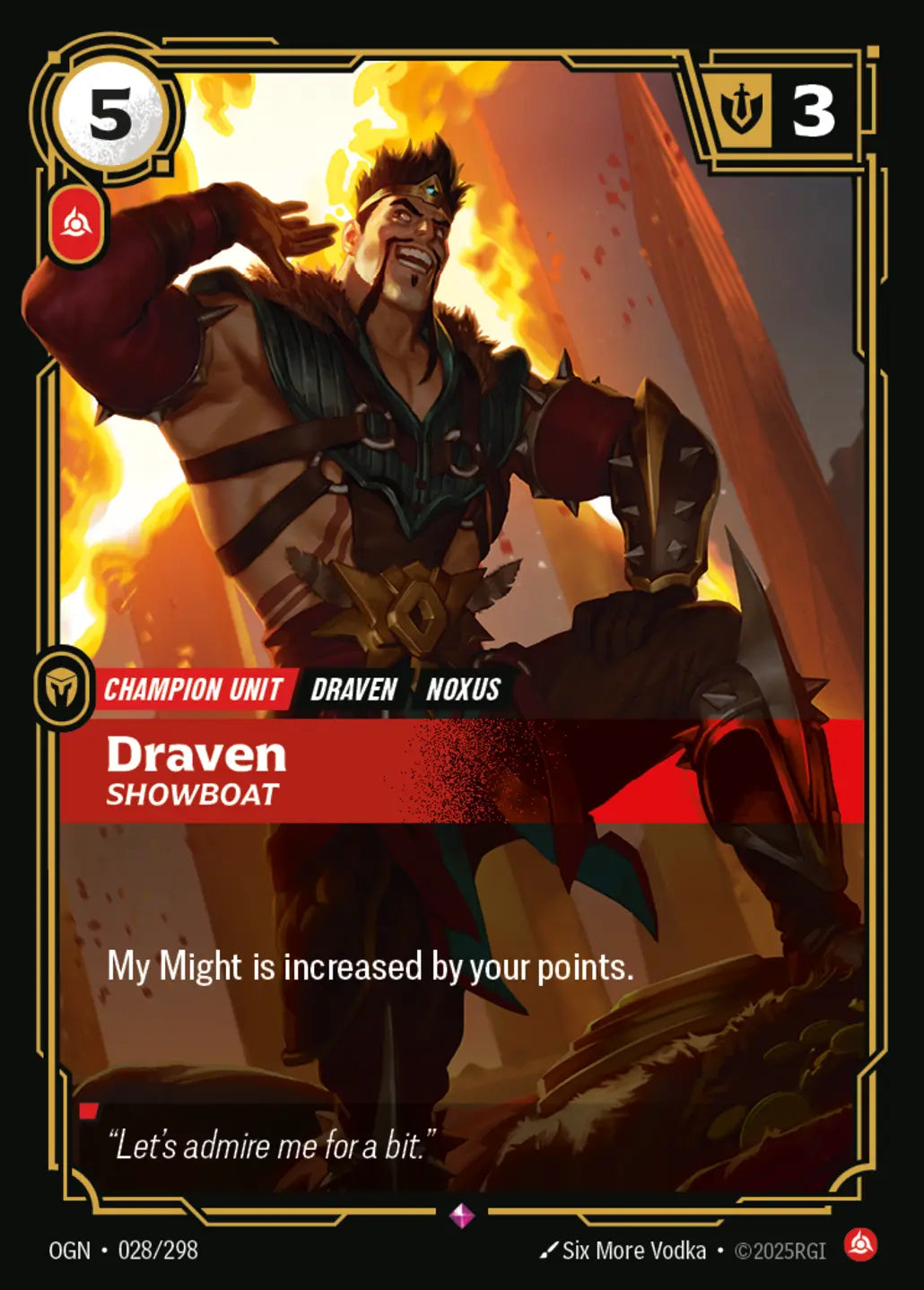 Draven, Showboat (028/298) - OGN