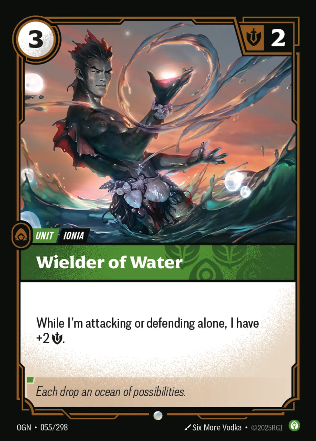 Wielder of Water (055/298) - OGN - Foil