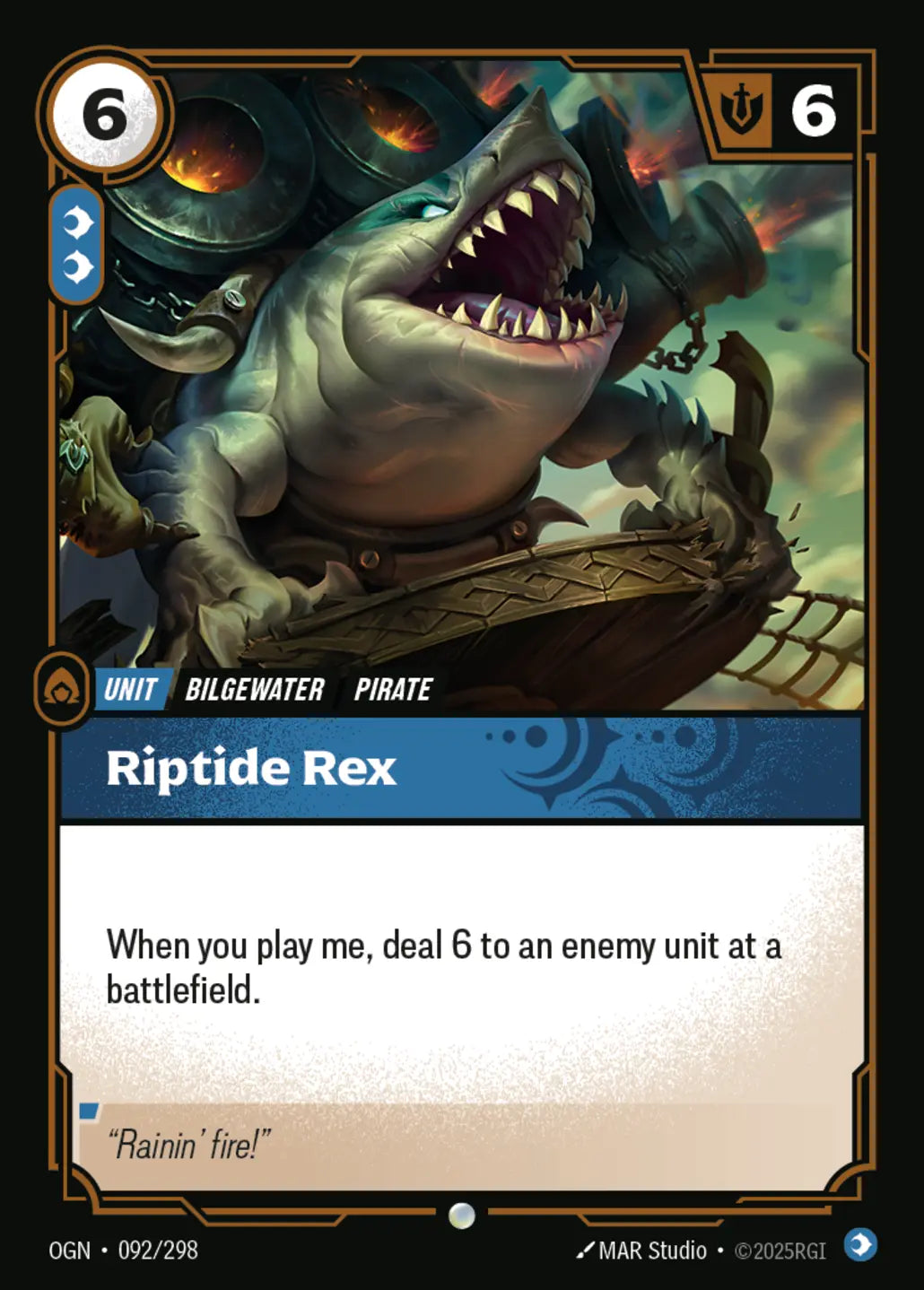 Riptide Rex (092/298) - OGN - Foil