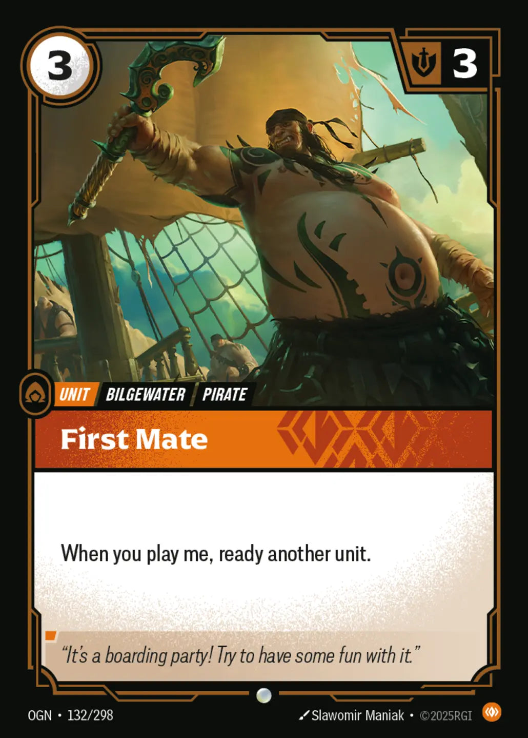 First Mate (132/298) - OGN - Foil