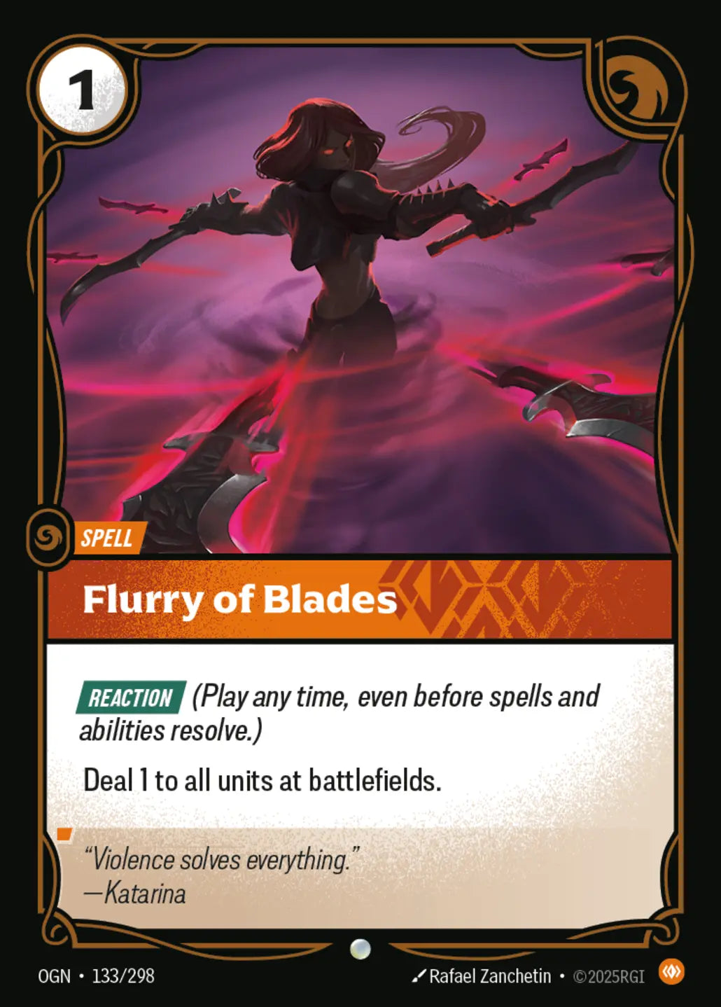 Flurry of Blades (133/298) - OGN - Foil