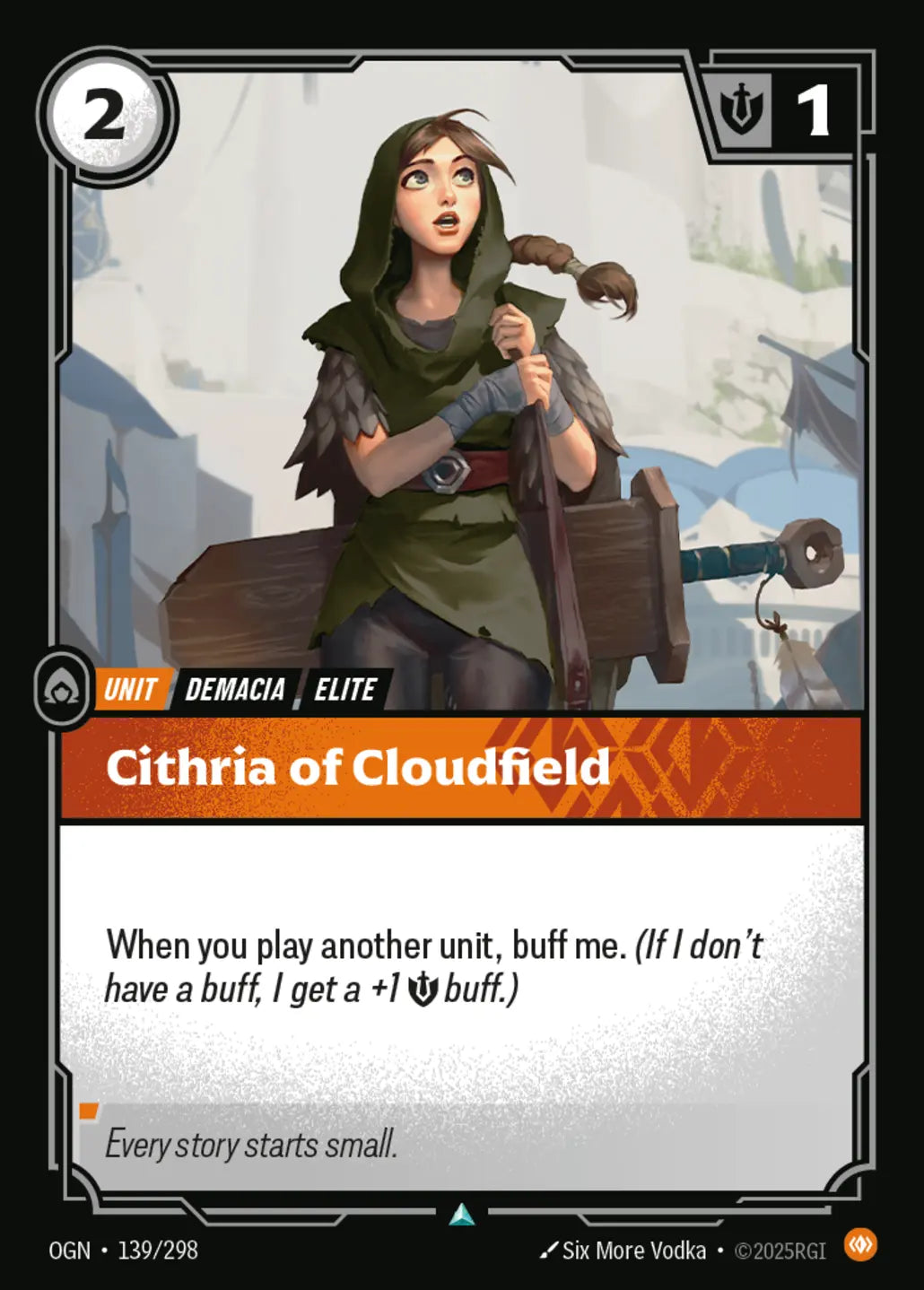 Cithria of Cloudfield (139/298) - OGN - Foil