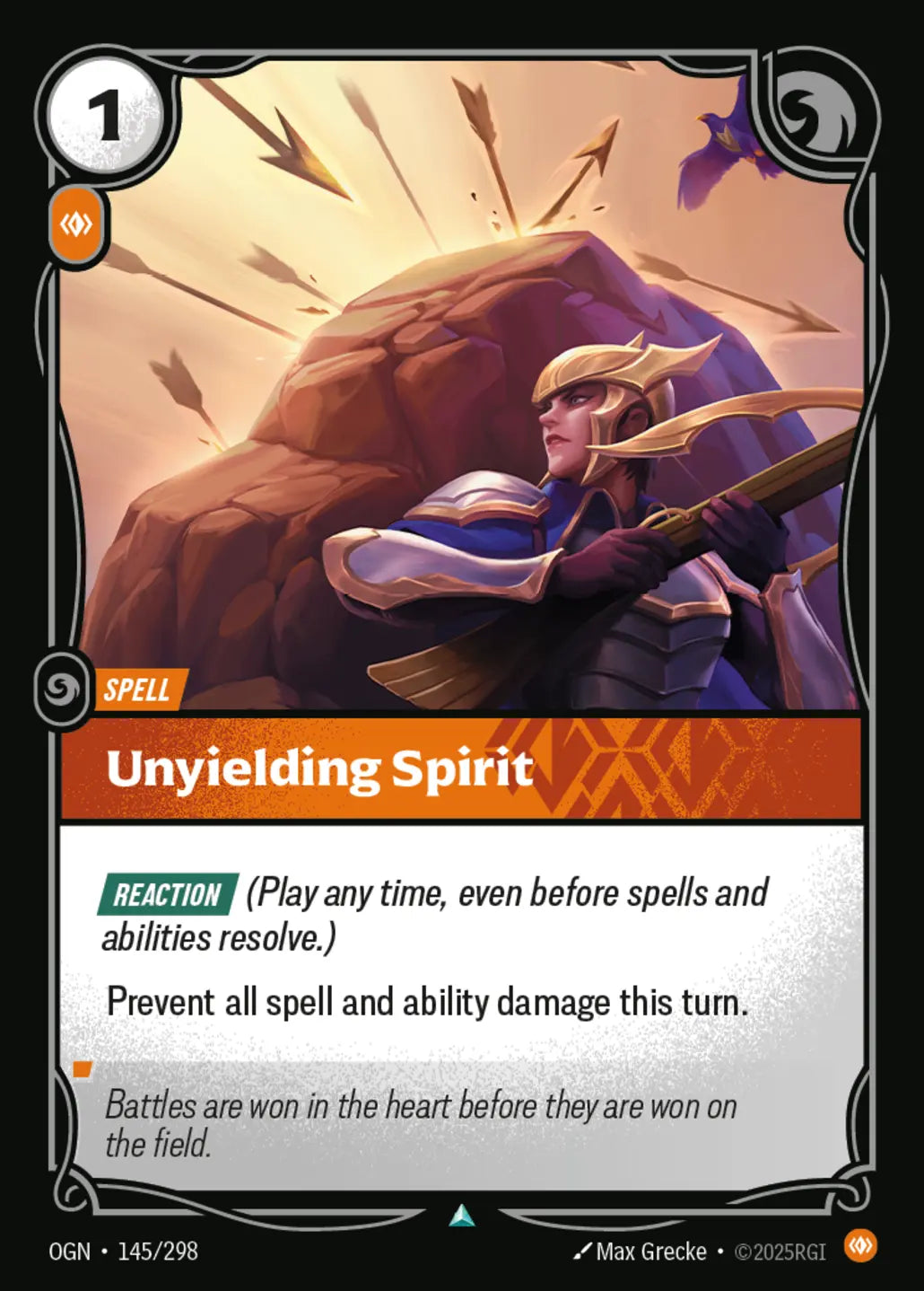 Unyielding Spirit (145/298) - OGN - Foil