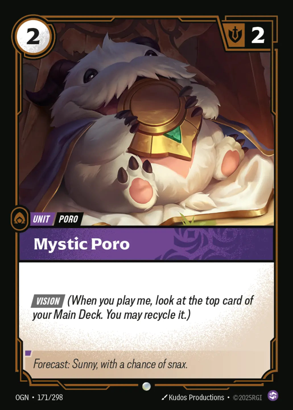 Mystic Poro (171/298) - OGN - Foil