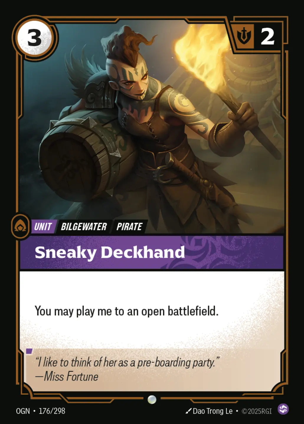 Sneaky Deckhand (176/298) - OGN