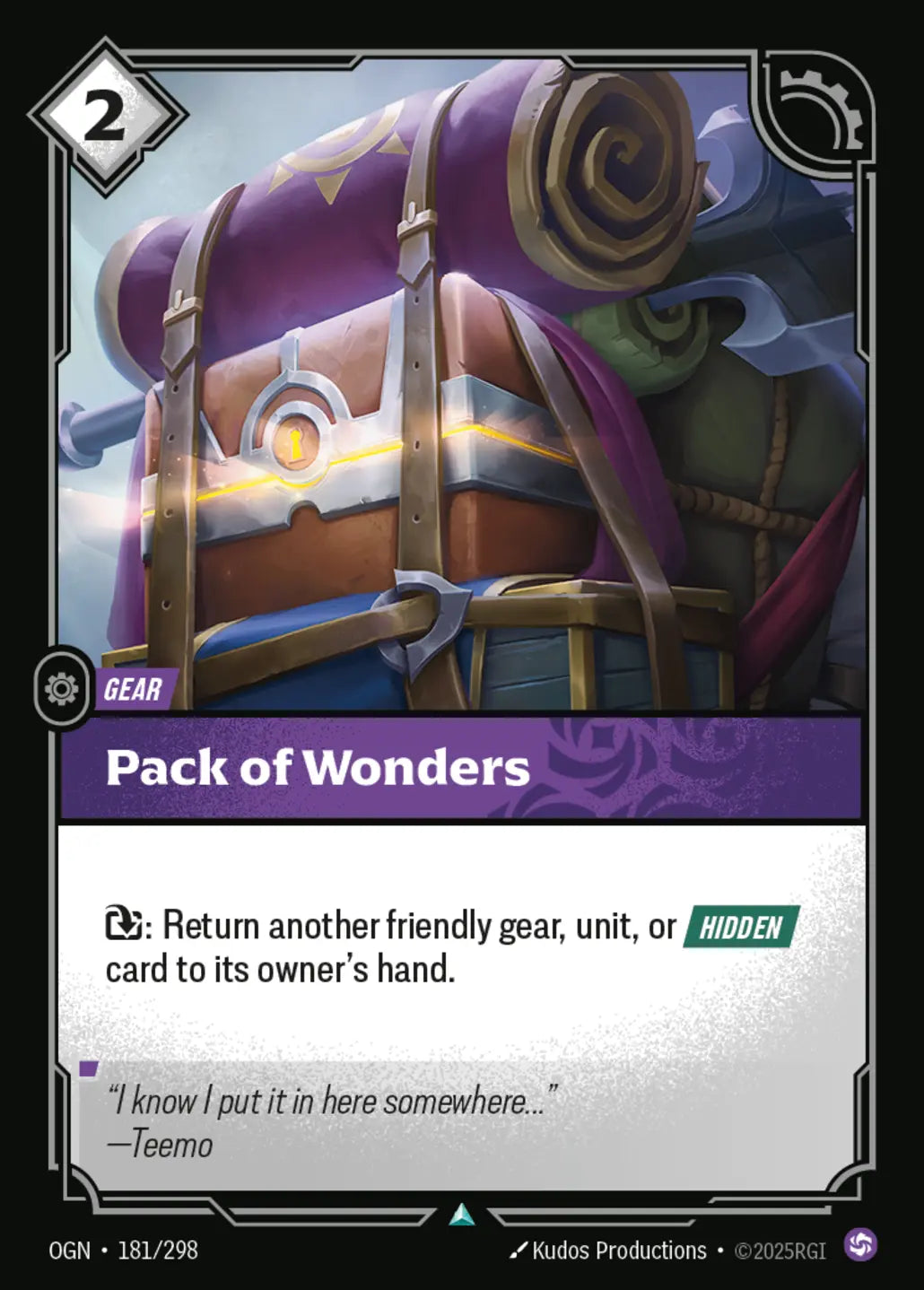 Pack of Wonders (181/298) - OGN
