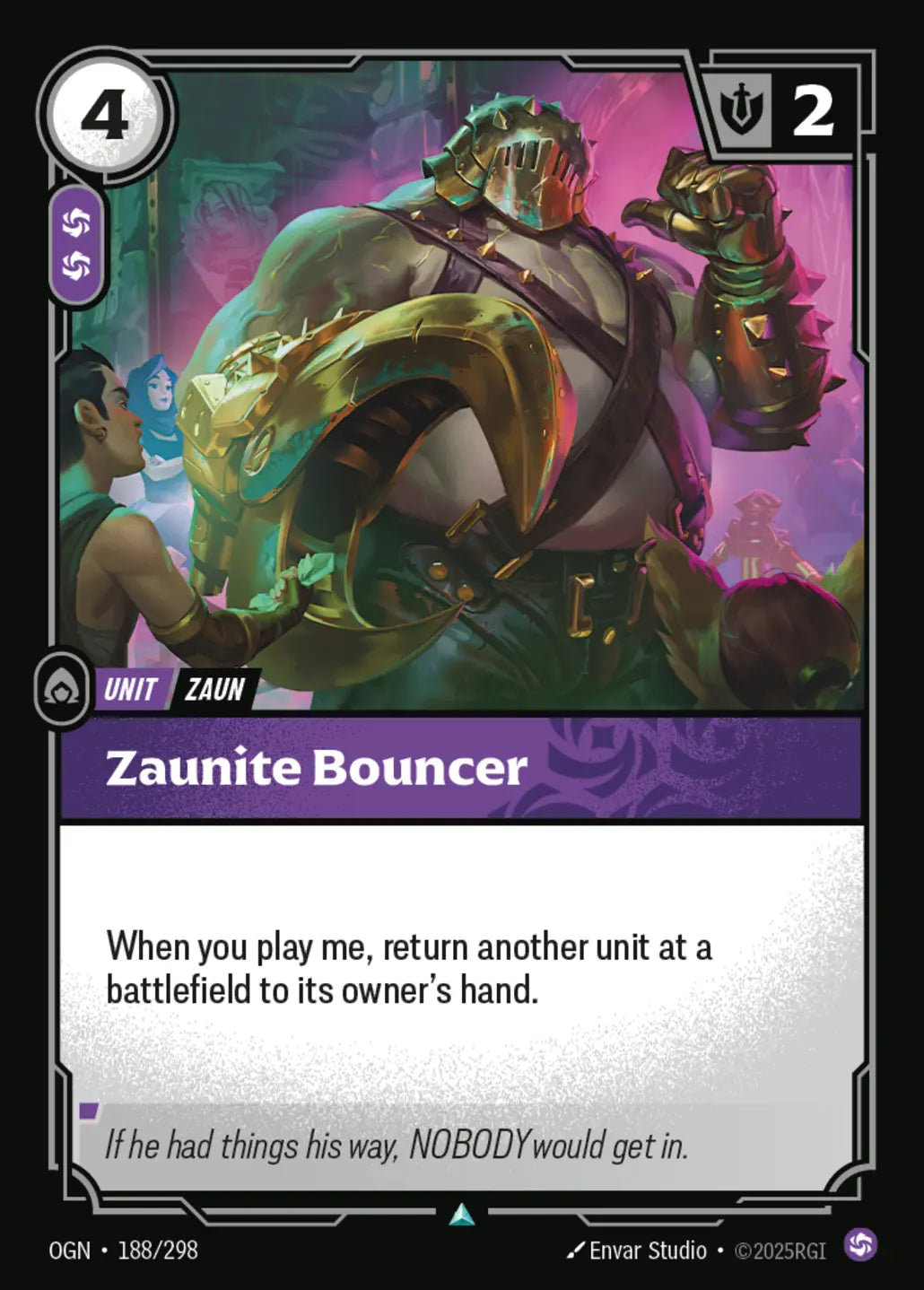 Zaunite Bouncer (188/298) - OGN