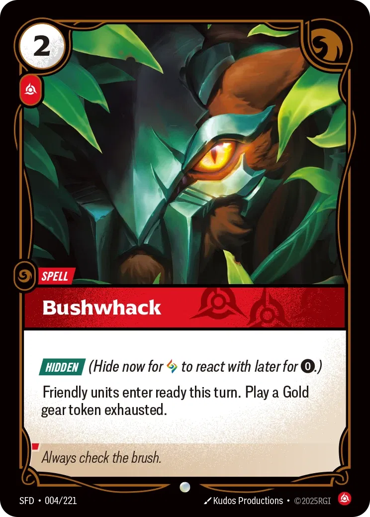 Bushwhack (004/221) - SFD - Foil