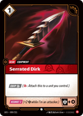Serrated Dirk (009/221) - SFD