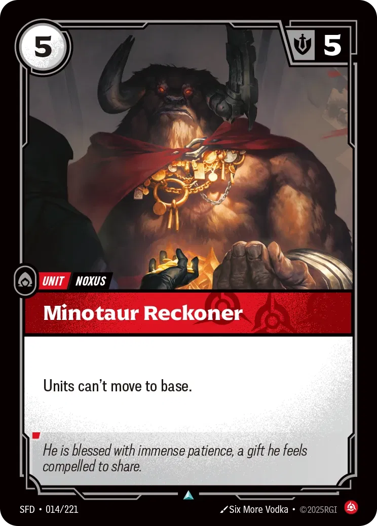 Minotaur Reckoner (014/221) - SFD
