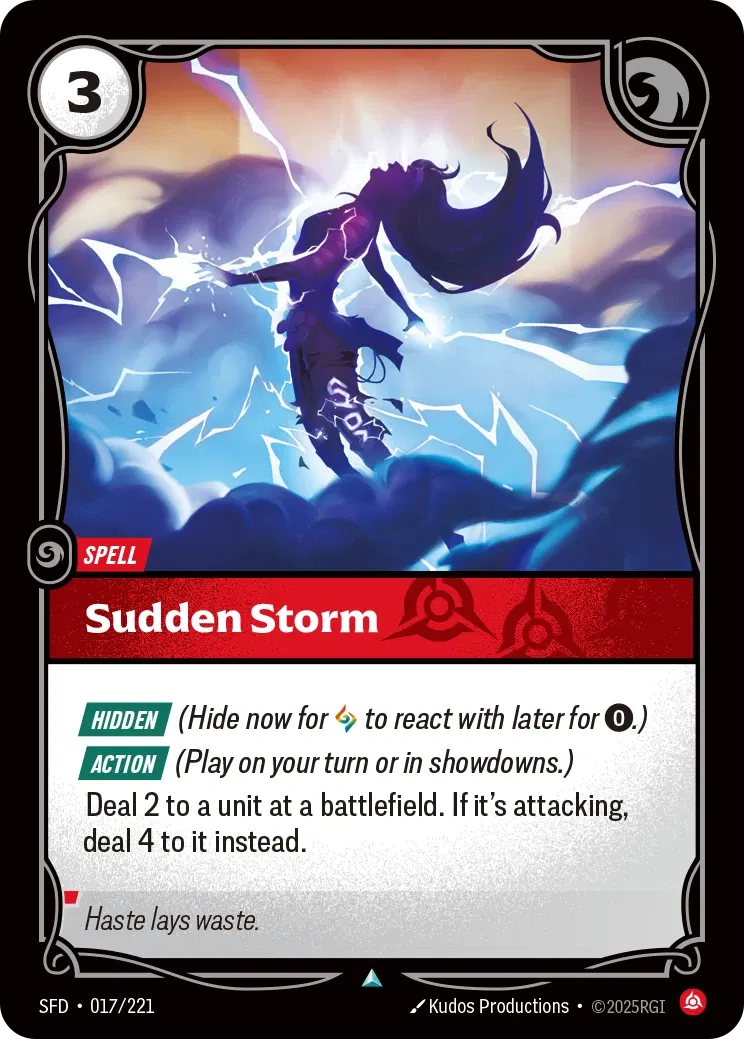 Sudden Storm (017/221) - SFD