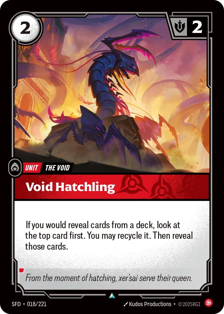 Void Hatchling (018/221) - SFD