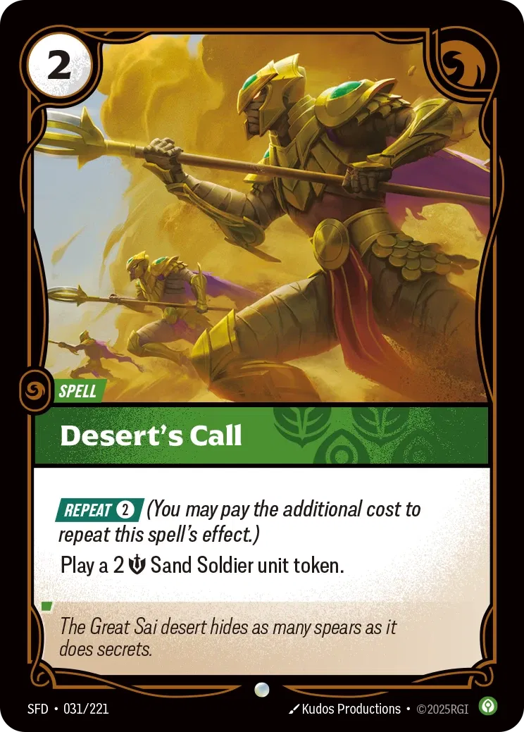 Desert's Call (031/221) - SFD