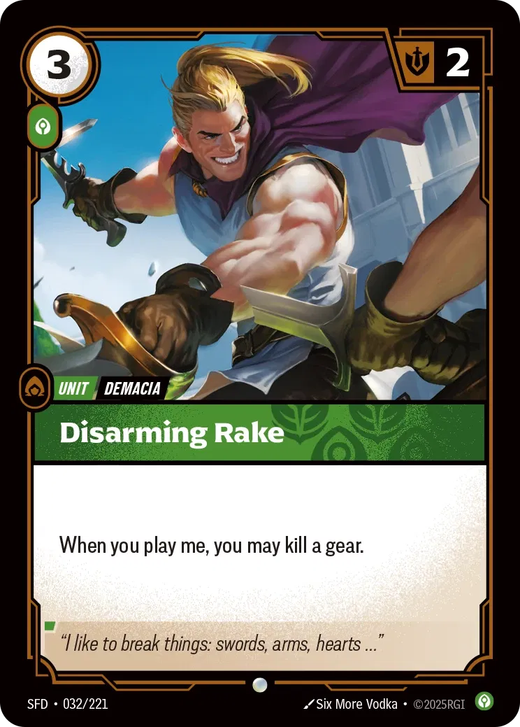 Disarming Rake (032/221) - SFD