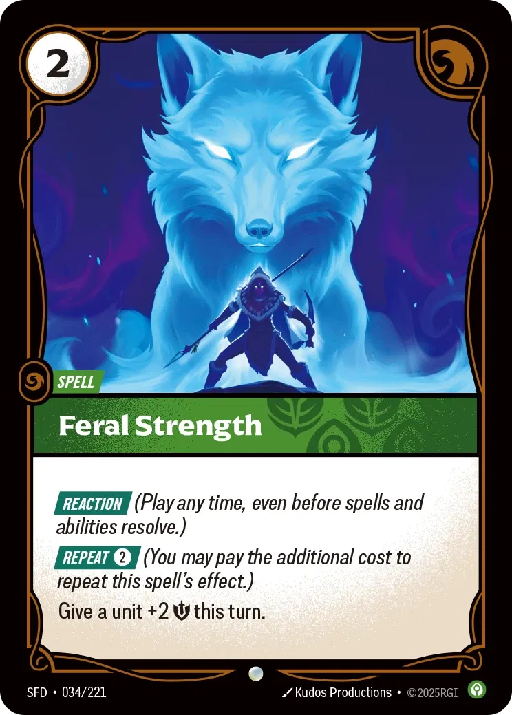 Feral Strength (034/221) - SFD - Foil