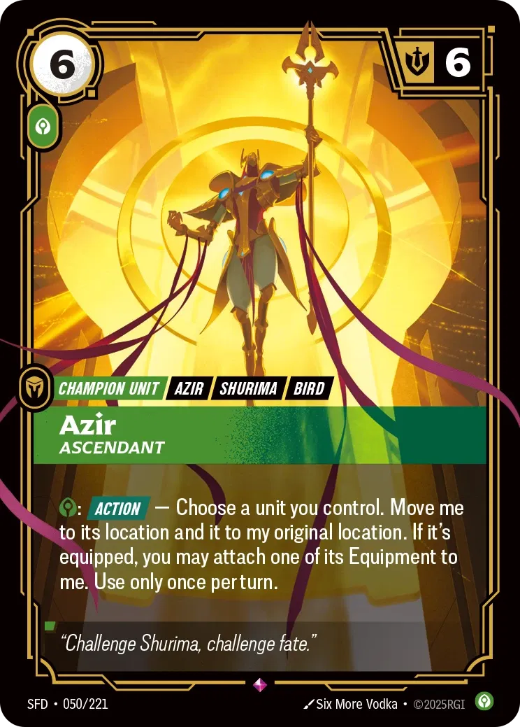 Azir, Ascendant (050/221) - SFD