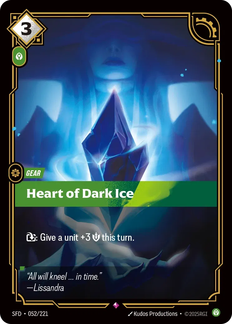 Heart of Dark Ice (052/221) - SFD