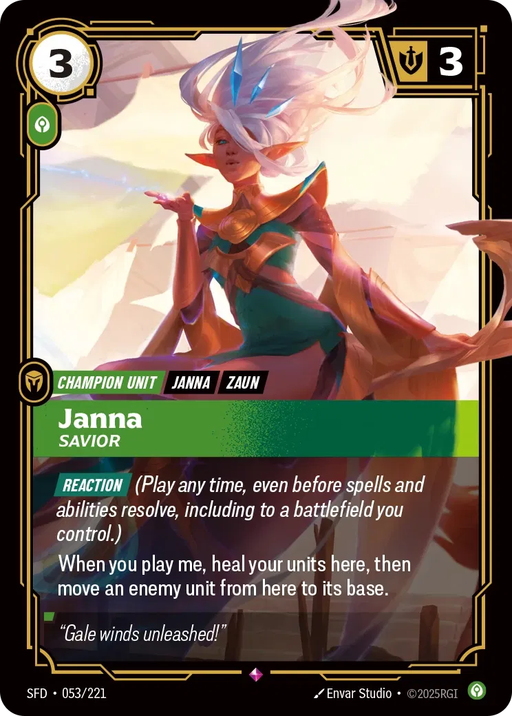 Janna, Savior (053/221) - SFD