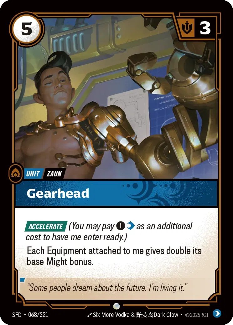 Gearhead (068/221) - SFD - Foil