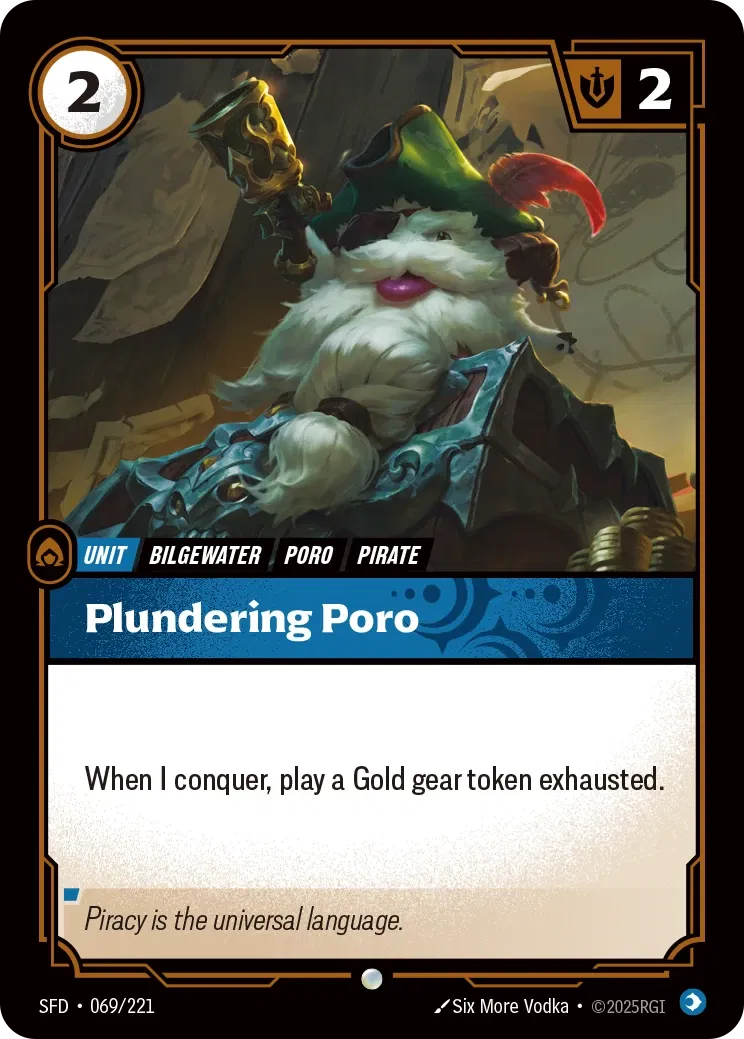 Plundering Poro (69/221) - SFD - Foil