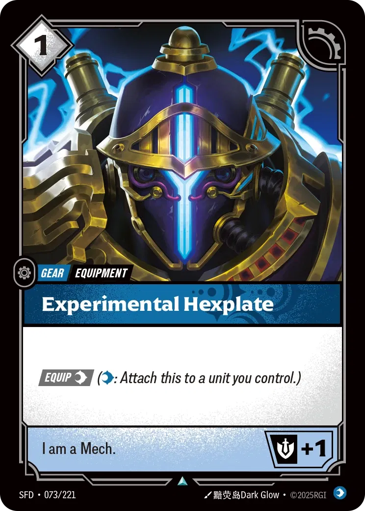 Experimental Hexplate (073/221) - SFD - Foil